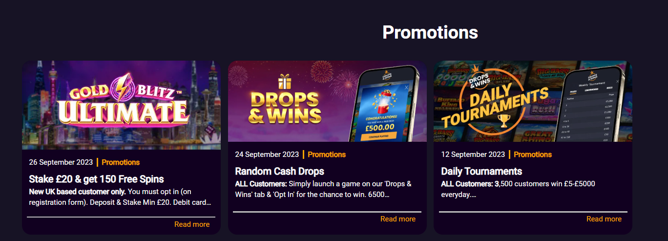 Jackpot City promotions: Gold Blitz, Drops and Wins, Daily Tournaments